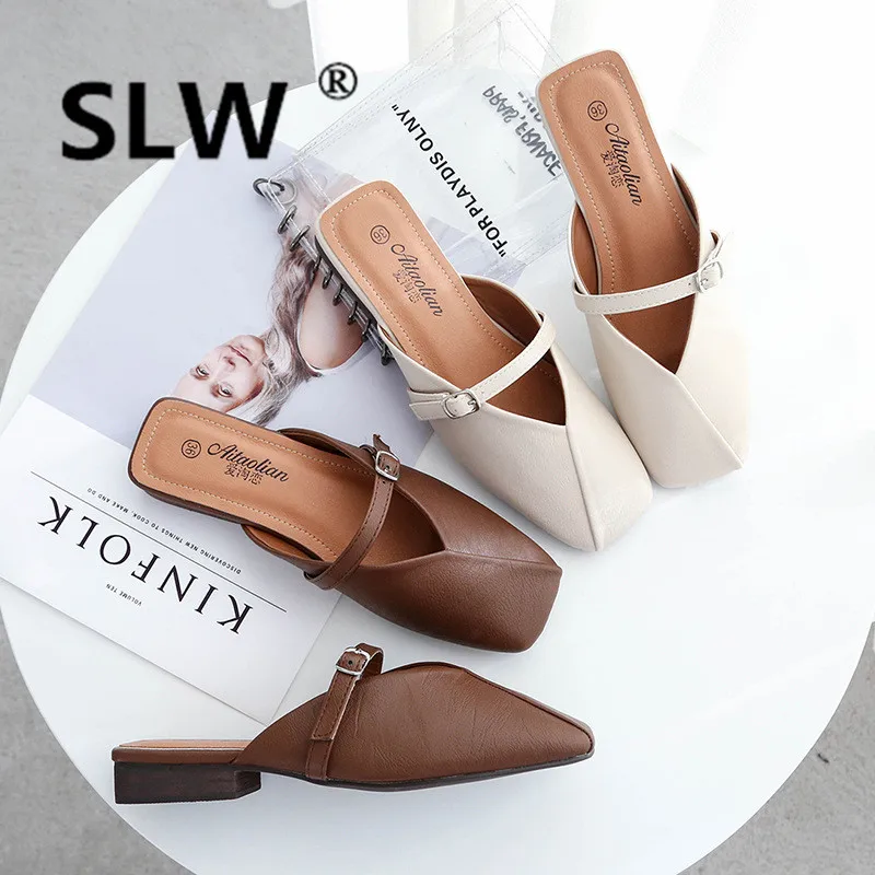 square toe shallow mouth low heel mule slides women spring summer roman gladiator shoe women buckle belt slippers 2019 new
square toe shallow mouth low heel mule slides women spring summer roman gladiator shoe women buckle belt slippers 2019 new