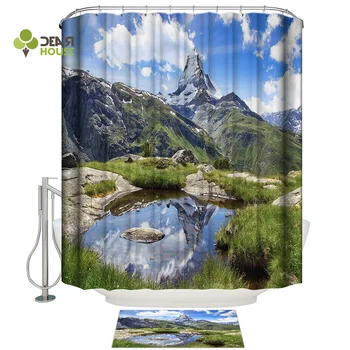 Dearhouse Alpine Landscape Shower Curtain Doormat Sets Shower Curtain Sets Bathroom Decor Set Waterproof Outdoor Outside Fabric
Dearhouse Alpine Landscape Shower Curtain Doormat Sets Shower Curtain Sets Bathroom Decor Set Waterproof Outdoor Outside Fabric