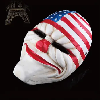 (1PC/Lot) Wholesale 100% Top Grade Resin Scary Clown Mask Payday 2 Halloween USA Stag Mask For Antifaz Party Mascara Carnaval
(1PC/Lot) Wholesale 100% Top Grade Resin Scary Clown Mask Payday 2 Halloween USA Stag Mask For Antifaz Party Mascara Carnaval