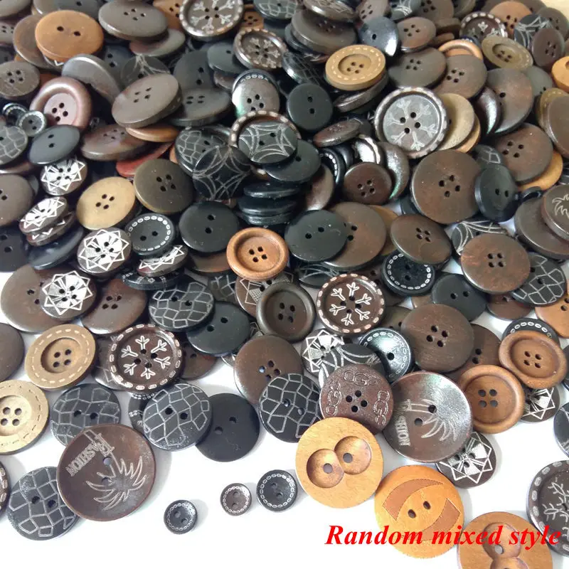 50pcs 10mm-30mm Assorted mixed wood buttons random shank sewing button for craft scrapbooking accessories
50pcs 10mm-30mm Assorted mixed wood buttons random shank sewing button for craft scrapbooking accessories