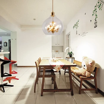 Nordic round living room pendant lamp creative personality post-modern dining room simple glass restaurant small pendant lights
Nordic round living room pendant lamp creative personality post-modern dining room simple glass restaurant small pendant lights