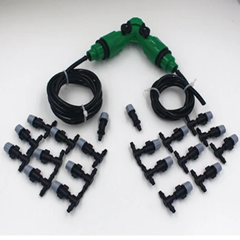 20M 4/7mm micro Tubing Garden Misting Cooling System 20 Plastic Mist Nozzle Sprinkler Atomizing Nozzle Spray Irrigation Suits
20M 4/7mm micro Tubing Garden Misting Cooling System 20 Plastic Mist Nozzle Sprinkler Atomizing Nozzle Spray Irrigation Suits