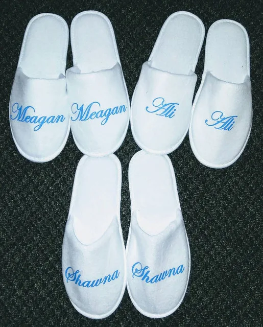 personalized names birthday Wedding Bridesmaid Bridal Bride Slippers Hens Night Bachelorette Spa Slippers party favors
personalized names birthday Wedding Bridesmaid Bridal Bride Slippers Hens Night Bachelorette Spa Slippers party favors