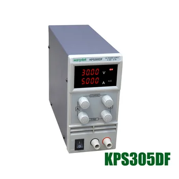KPS305DF 0-30V/0-5A 110V-230V 0.1V/0.001A EU LED Digital Adjustable Switch DC Power Supply mA display
KPS305DF 0-30V/0-5A 110V-230V 0.1V/0.001A EU LED Digital Adjustable Switch DC Power Supply mA display