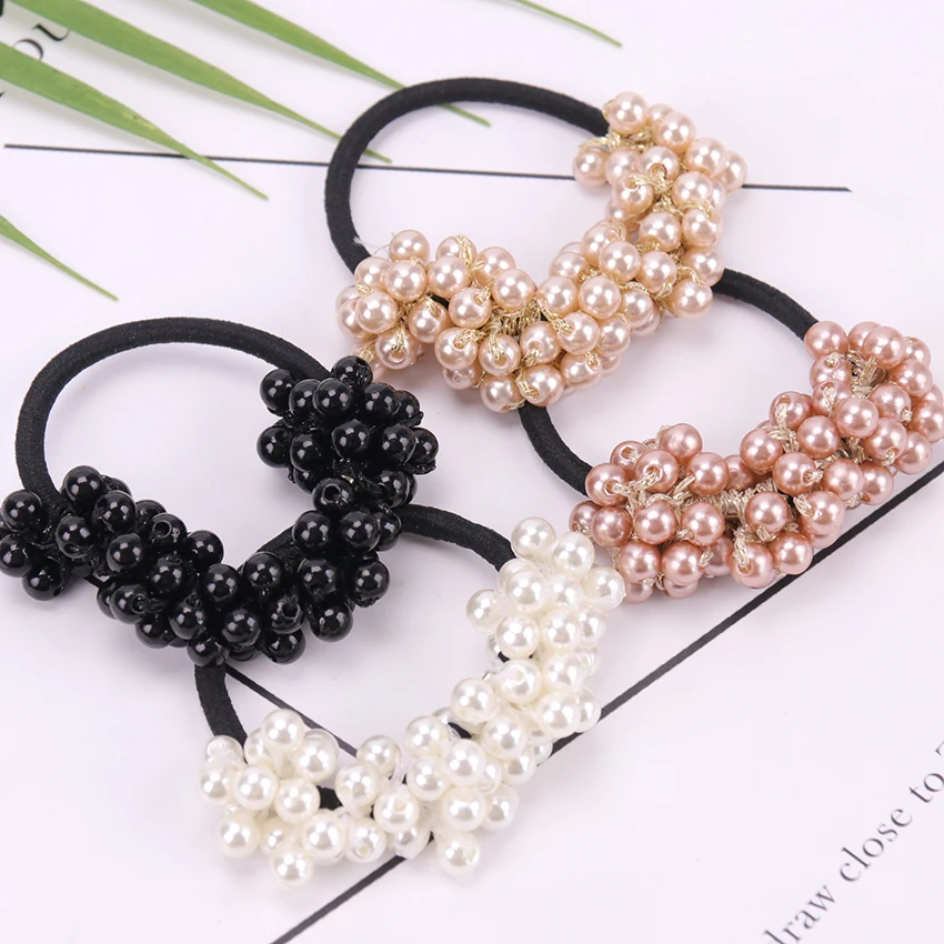 1PC New Hair Accessories Pearl Elastic Rubber Bands Headwear For Women Girl Ponytail Holder Scrunchie Ornaments Jewelry
1PC New Hair Accessories Pearl Elastic Rubber Bands Headwear For Women Girl Ponytail Holder Scrunchie Ornaments Jewelry