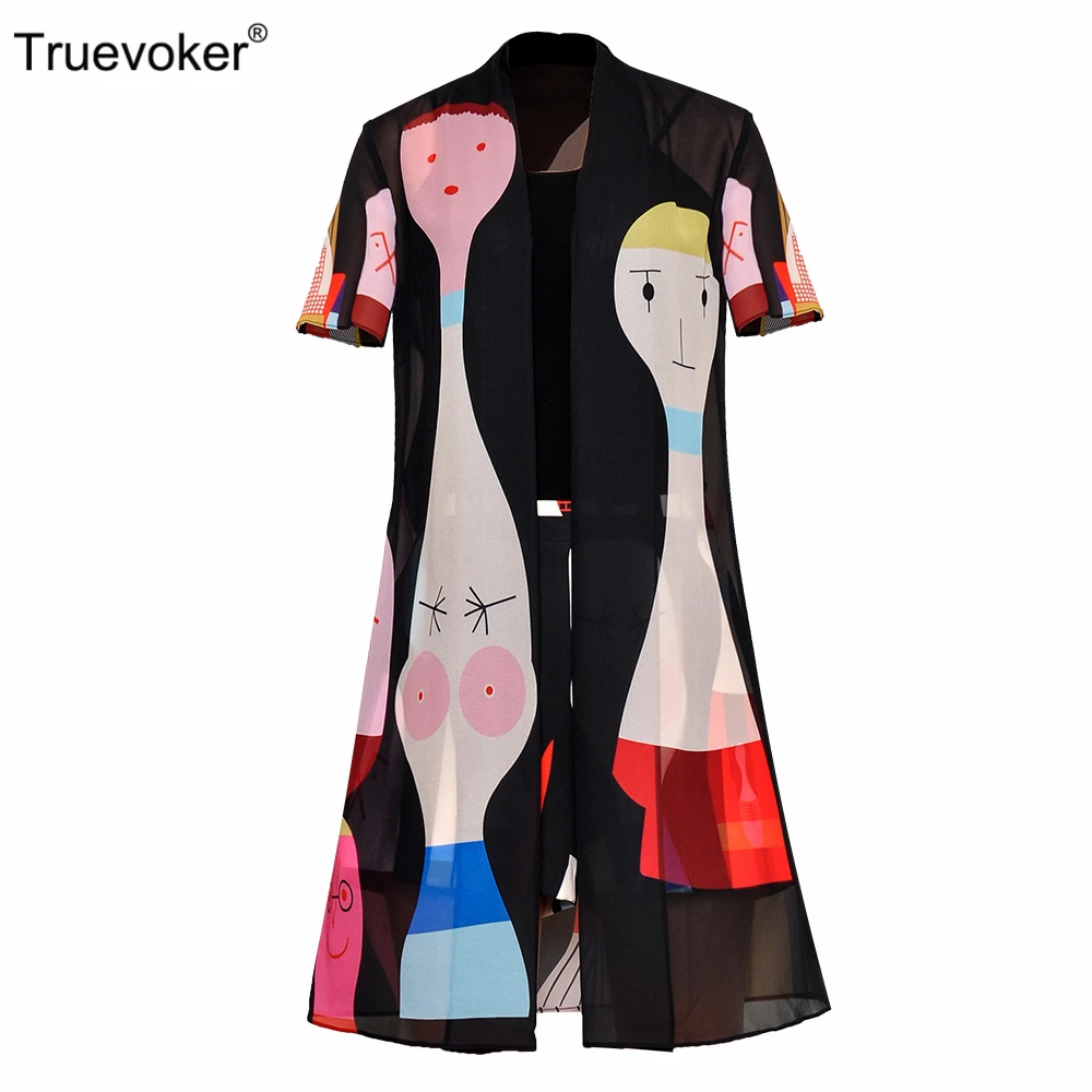 Truevoker Summer Designer Two Pieces Set Suits Women's Colorful Cartoon Pritned Top With Shorts Holiday Resort Clothing Sets
Truevoker Summer Designer Two Pieces Set Suits Women's Colorful Cartoon Pritned Top With Shorts Holiday Resort Clothing Sets