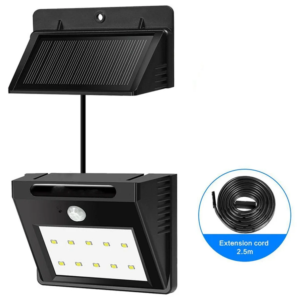 Outdoor lighting Solar PIR Motion Sensor led Light Separable solar Garden Security lamp Waterproof Wireless Wall Lamp | Освещение