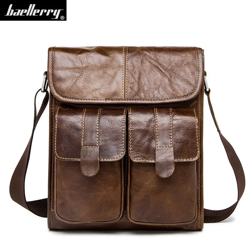 Crazy horse/мужские сумки из натуральной кожи модная брендовая дизайнерская сумочка