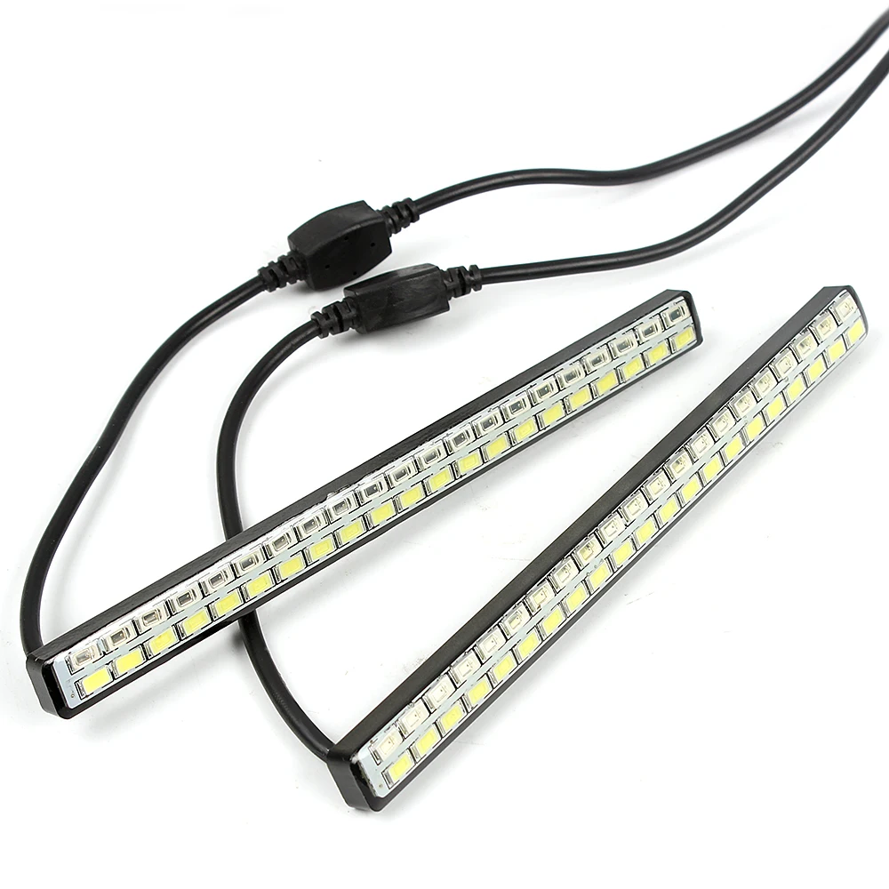 42 LED Chips Turn Signal Indicator Light White & Amber DRL Car Styling Waterproof Car LED Daytime Running Lights 2Pcs DC 12V
42 LED Chips Turn Signal Indicator Light White & Amber DRL Car Styling Waterproof Car LED Daytime Running Lights 2Pcs DC 12V