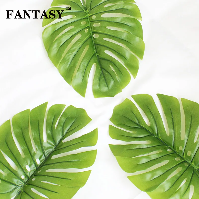 FANTASY Artificial Plant Palm Tree Leaf Fake Turtle Leaves Tropical Party Decoration Plastic Green Foliage For Home Gardon Decor
FANTASY Artificial Plant Palm Tree Leaf Fake Turtle Leaves Tropical Party Decoration Plastic Green Foliage For Home Gardon Decor
