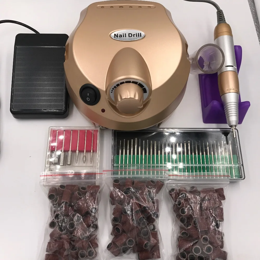 Pro Electric Nail Art Drill Machine 30000RPM Acrylic Nail Equipment File Drill Bits Manicure Pedicure Machine Nail Tools
Pro Electric Nail Art Drill Machine 30000RPM Acrylic Nail Equipment File Drill Bits Manicure Pedicure Machine Nail Tools