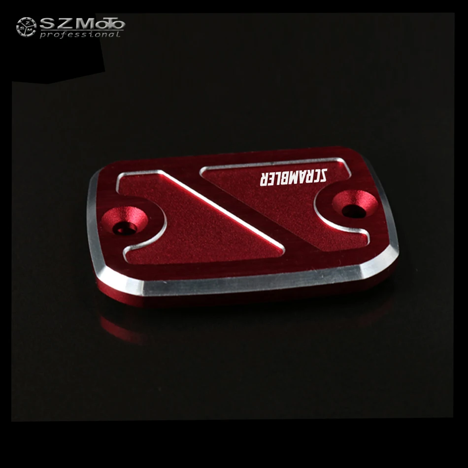 For DUCATI scrambler 400/800 sixty2 16-17 Motorcycle Accessories Front Brake Master Cylinder Fluid Reservoir Cover Red with Logo
For DUCATI scrambler 400/800 sixty2 16-17 Motorcycle Accessories Front Brake Master Cylinder Fluid Reservoir Cover Red with Logo