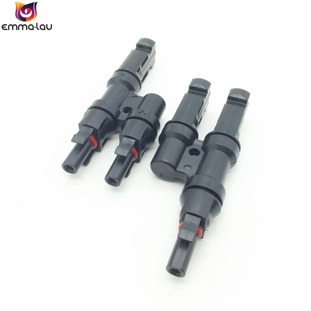1Pair Multi T Branch MC4 Connector MC4 T Type Solar PV Connector Three-way Plug Battery Panel Assembly Cable Connectors
1Pair Multi T Branch MC4 Connector MC4 T Type Solar PV Connector Three-way Plug Battery Panel Assembly Cable Connectors