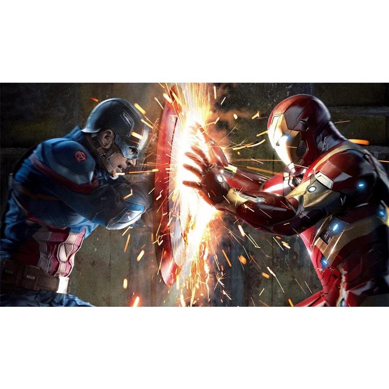 Full Square/round Drill 5D DIY diamond painting Cross Stitch Marvel Captain America and Iron Man 3D Embroidery Kits WG937
Full Square/round Drill 5D DIY diamond painting Cross Stitch Marvel Captain America and Iron Man 3D Embroidery Kits WG937