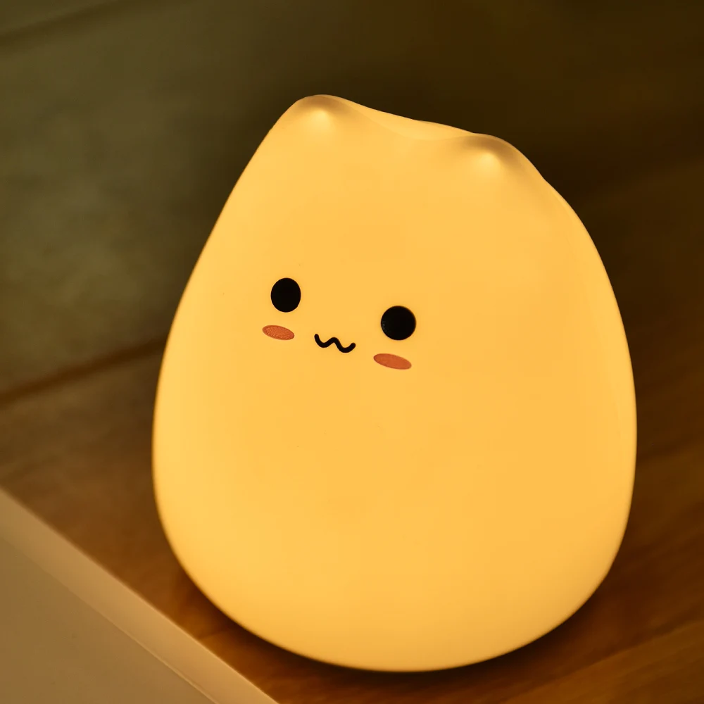 7 Colors Children Animal Night Light Cat Lamp LED USB Silicone Soft Cartoon Baby Nursery Breathing LED Night Light
7 Colors Children Animal Night Light Cat Lamp LED USB Silicone Soft Cartoon Baby Nursery Breathing LED Night Light