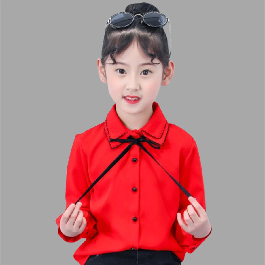 Abesay Autumn Girls White Blouse Long Sleeve School Blouses For Girls Solid Girls Clothes Teenage Spring Child Clothing 4-12 T
Abesay Autumn Girls White Blouse Long Sleeve School Blouses For Girls Solid Girls Clothes Teenage Spring Child Clothing 4-12 T