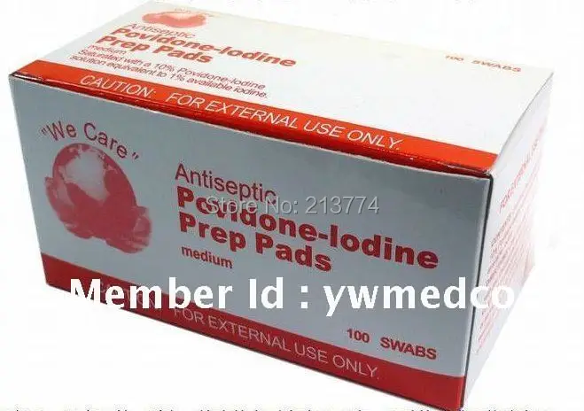 Free shipping 600pcs/lot Antiseptic Povidone-lodine Prep Pads Disposable First aid prep pad Medical skin care disinfection swab
Free shipping 600pcs/lot Antiseptic Povidone-lodine Prep Pads Disposable First aid prep pad Medical skin care disinfection swab