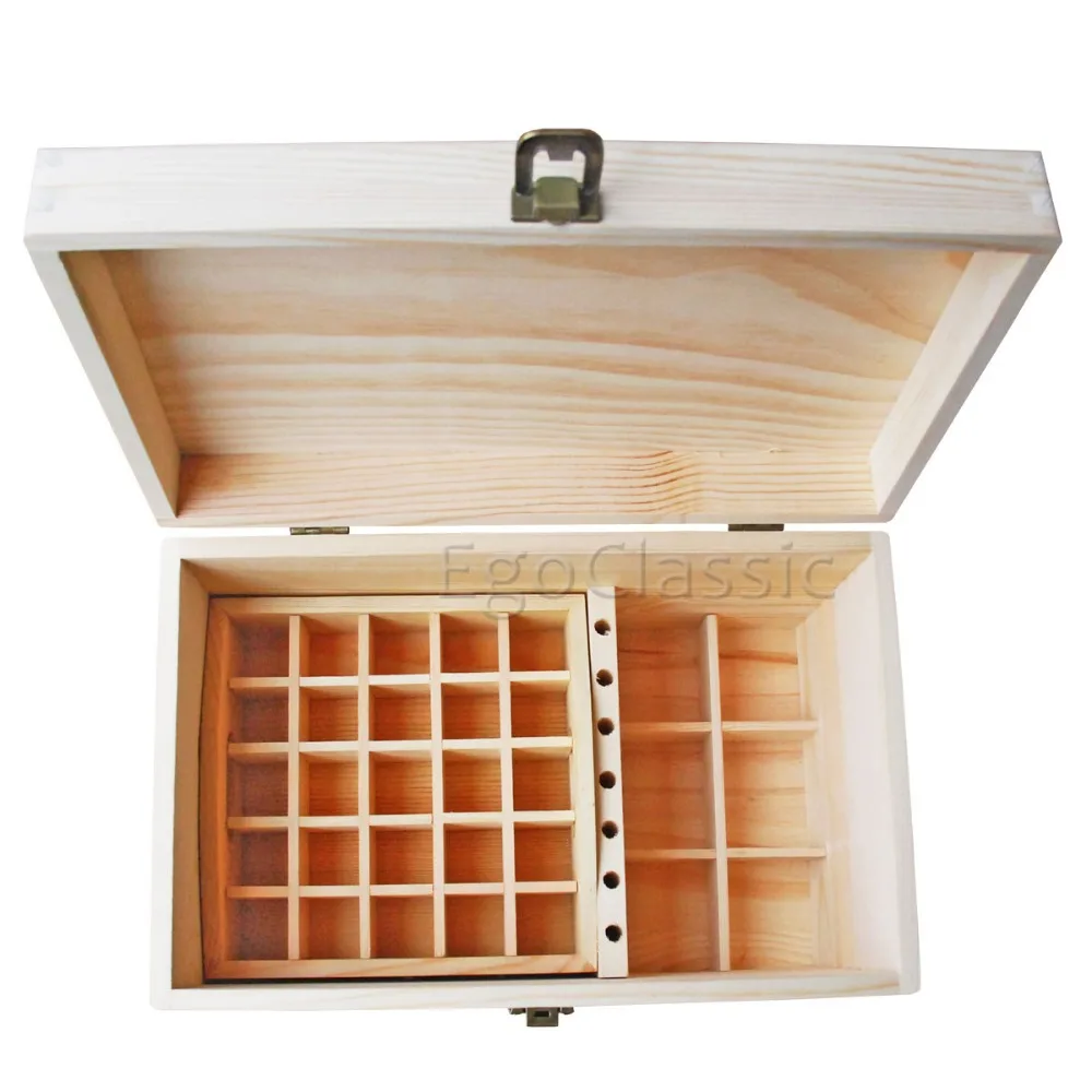 Multifunctional wooden combination Essential Oils Box 47 holes 5ml-100ml bottles SPA / YOGA Club Natural pine wood without paint
Multifunctional wooden combination Essential Oils Box 47 holes 5ml-100ml bottles SPA / YOGA Club Natural pine wood without paint
