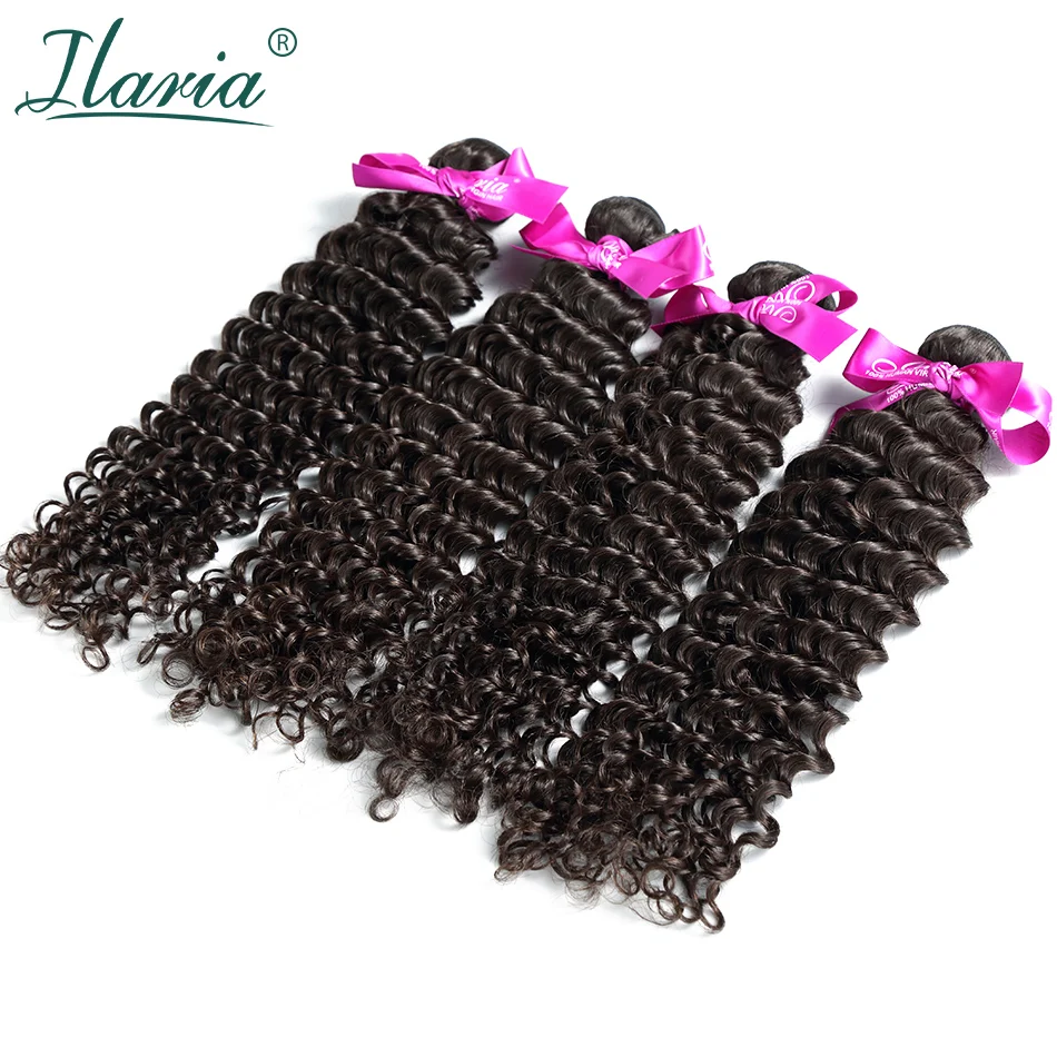 ILARIA HAIR Peruvian Curly Virgin Hair Weaves Deep Wave 4 Bundles Unprocessed Human Hair Weft Bundle Natural Color Free Shipping
ILARIA HAIR Peruvian Curly Virgin Hair Weaves Deep Wave 4 Bundles Unprocessed Human Hair Weft Bundle Natural Color Free Shipping
