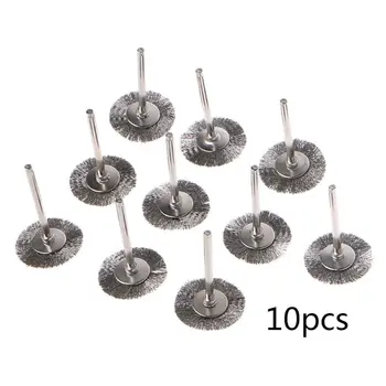 10pcs 22mm Platinum Blade Stainless Steel Wire Wheel Brush Dremel Rotary Tool for Mini Drill Dremel Polishing Accessories
10pcs 22mm Platinum Blade Stainless Steel Wire Wheel Brush Dremel Rotary Tool for Mini Drill Dremel Polishing Accessories