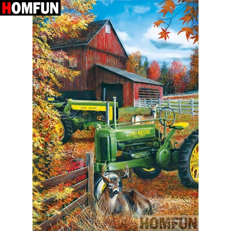 HOMFUN 5D DIY Diamond Painting Full Square/Round Drill "Tractor scenery" Embroidery Cross Stitch gift Home Decor Gift A09178
HOMFUN 5D DIY Diamond Painting Full Square/Round Drill "Tractor scenery" Embroidery Cross Stitch gift Home Decor Gift A09178