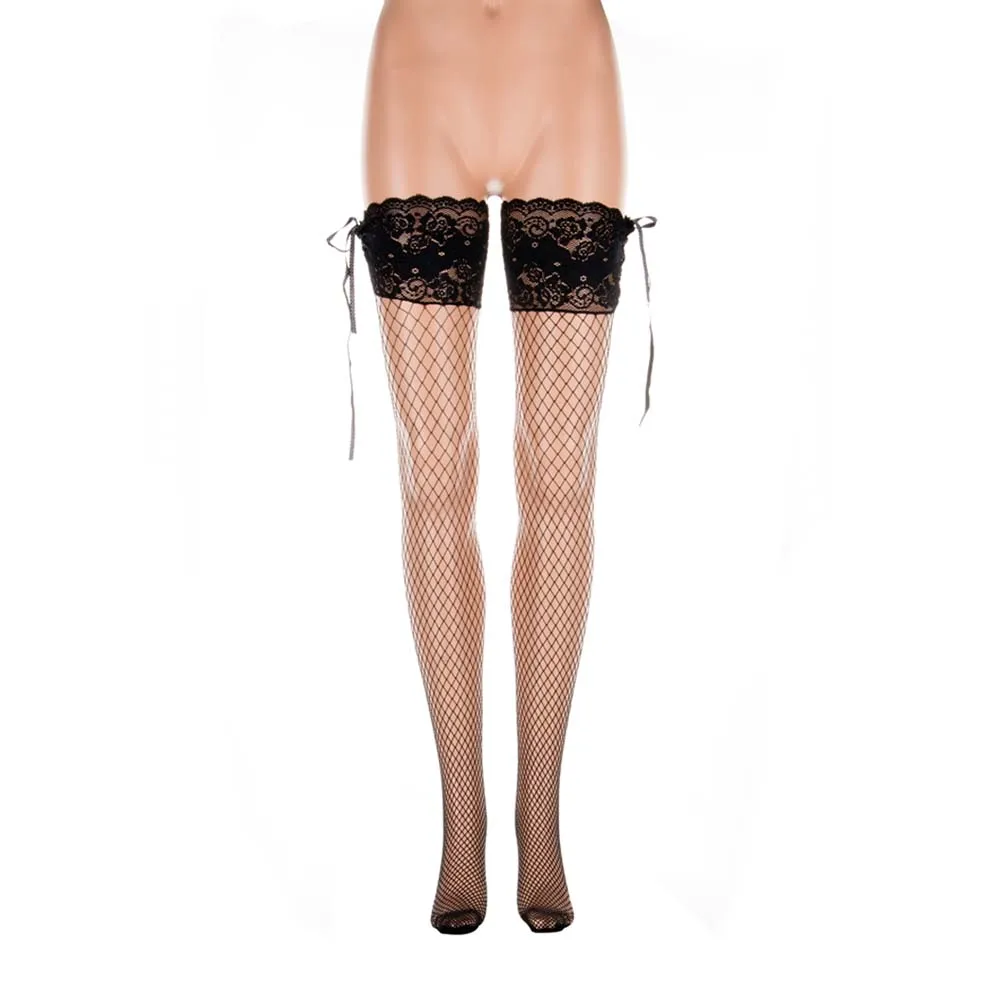 Hot Sale Lace Mesh Net Sexy Stockings Tight Thigh Highs Hosiery Sheer Top High Stockings For Women Ladies
Hot Sale Lace Mesh Net Sexy Stockings Tight Thigh Highs Hosiery Sheer Top High Stockings For Women Ladies