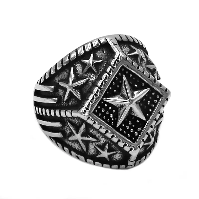 Wholesale Pentacle Ring 316L Stainless Steel Jewelry Fashion Pentagram Star Motor Biker Men Women Ring SWR0782A
Wholesale Pentacle Ring 316L Stainless Steel Jewelry Fashion Pentagram Star Motor Biker Men Women Ring SWR0782A