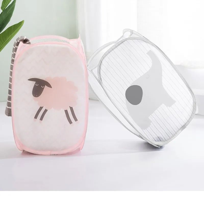 Cartoon Animals Foldable Storage Baskets Mesh Dirty Clothes Laundry Basket Portable Household Sundries Organizer Toy Container
Cartoon Animals Foldable Storage Baskets Mesh Dirty Clothes Laundry Basket Portable Household Sundries Organizer Toy Container