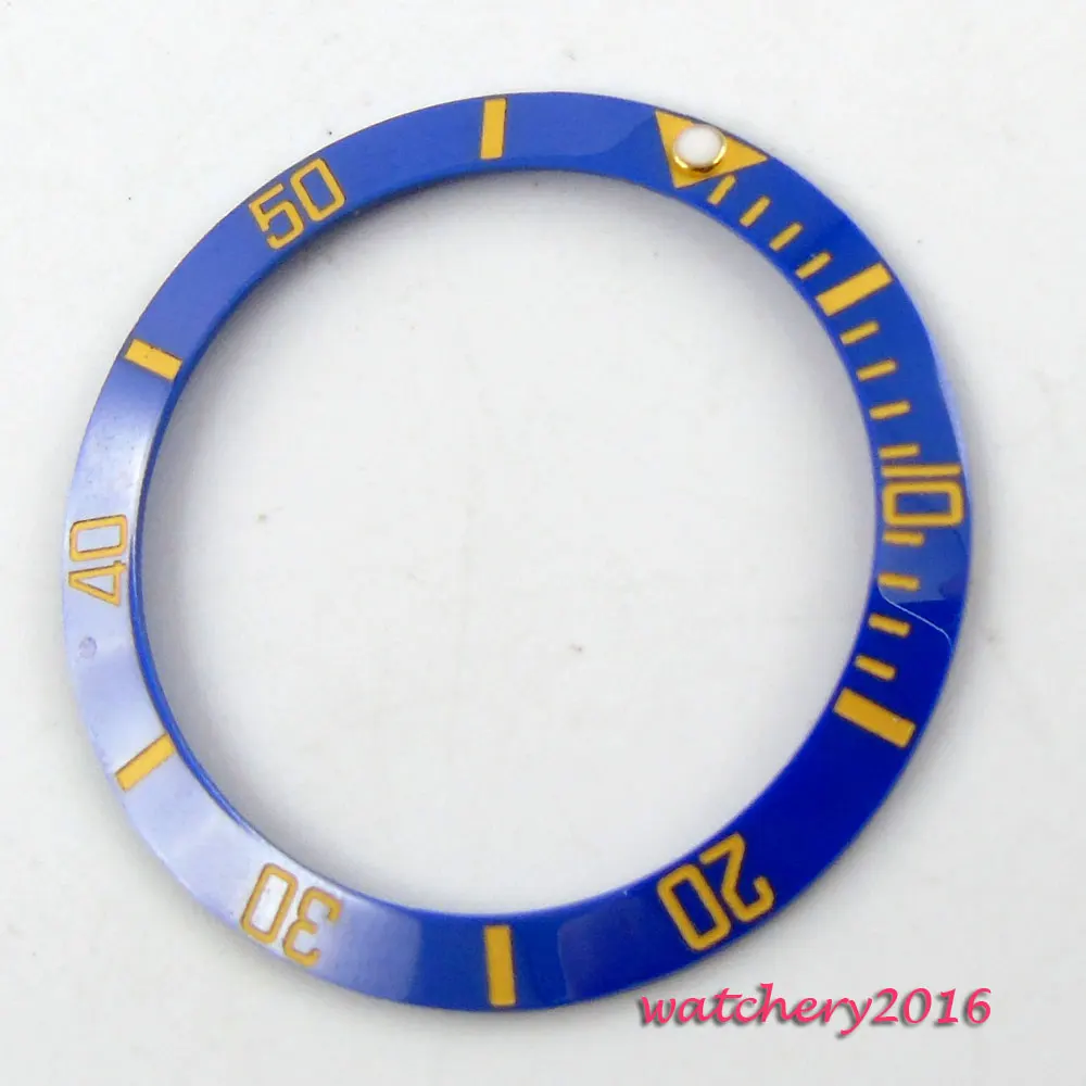 Newest Hot 39.8mm luminous marks blue ceramic bezel insert watch fit automatic movement Mens watch bezel replacement parts
Newest Hot 39.8mm luminous marks blue ceramic bezel insert watch fit automatic movement Mens watch bezel replacement parts
