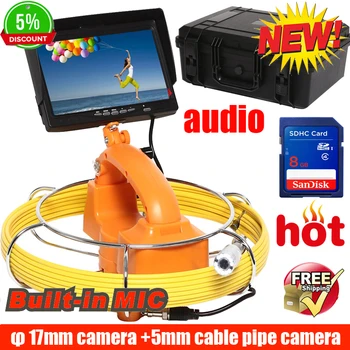 960P 1.3MP AHD DVR audio Pipe Wall Sewer Inspection Camera System 60m Pipe Video snake Endoscope Camera with 17mm camera head
960P 1.3MP AHD DVR audio Pipe Wall Sewer Inspection Camera System 60m Pipe Video snake Endoscope Camera with 17mm camera head