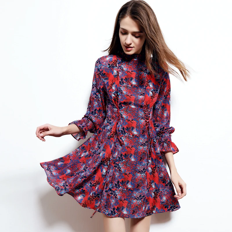 Printed floral mulberry silk slim dress 2019 summer latest new full sleeve above knee mini dress women casual party dresses
Printed floral mulberry silk slim dress 2019 summer latest new full sleeve above knee mini dress women casual party dresses