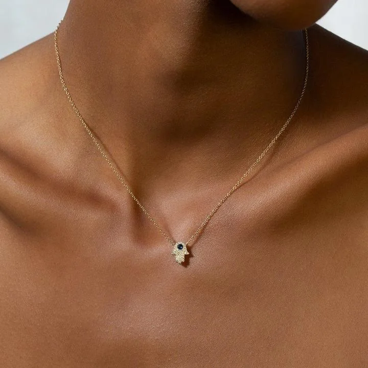 Mom Loves Baby Hand hamsa charm 925 Sterling Silver Fashion sapphires Zircon Charm Necklace & Pendant Mother's day Gift For Mom
Mom Loves Baby Hand hamsa charm 925 Sterling Silver Fashion sapphires Zircon Charm Necklace & Pendant Mother's day Gift For Mom
