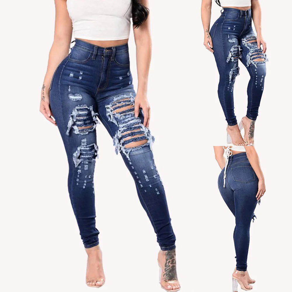 Women Slim Washed Ripped Hole soft and comfortable Gradient Long Jeans Denim Sexy Regular Pants L50/0130
Women Slim Washed Ripped Hole soft and comfortable Gradient Long Jeans Denim Sexy Regular Pants L50/0130