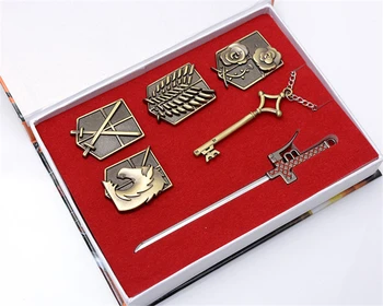 Anime Attack on Titan Cosplay Badge Levi Mikasa Ackerman Eren Jaeger Emblem Costume Accessroy Cosplay Toys Action Figure Gift
Anime Attack on Titan Cosplay Badge Levi Mikasa Ackerman Eren Jaeger Emblem Costume Accessroy Cosplay Toys Action Figure Gift