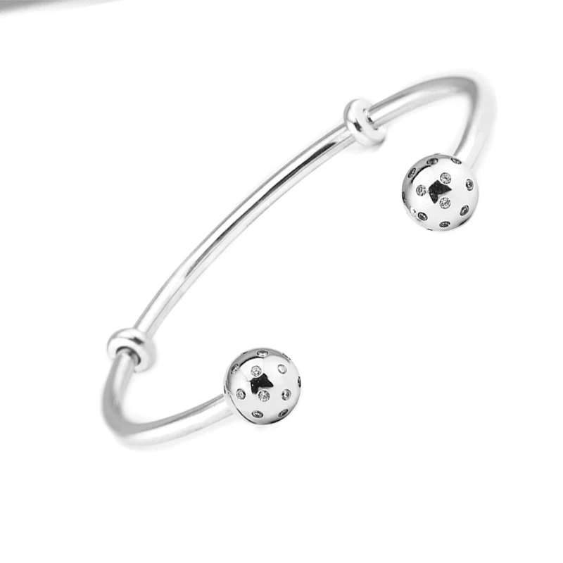 100% 925 Sterling Silver Sparking Caps Open Bangle Bracelets for Women Gift Fit Charm Beads DIY free shipping PFB047
100% 925 Sterling Silver Sparking Caps Open Bangle Bracelets for Women Gift Fit Charm Beads DIY free shipping PFB047