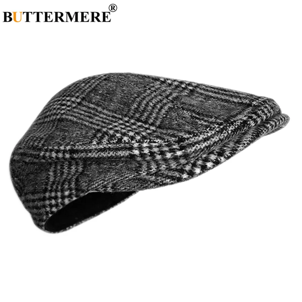 BUTTERMERE Mens Berets Hat Plaid Wool Flat Caps Male Designer Black White Houndstooth Painter Duckbill Ivy Autumn Hats and Caps
BUTTERMERE Mens Berets Hat Plaid Wool Flat Caps Male Designer Black White Houndstooth Painter Duckbill Ivy Autumn Hats and Caps