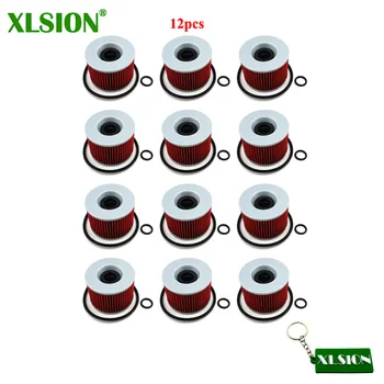 

XLSION 12x Oil Filter For Yamaha FJ1200 FZR1000 FZX750 FZR750R FZX700 Kawasaki GPZ900R GT750 GPZ750R GPX750R GPZ600R GT550