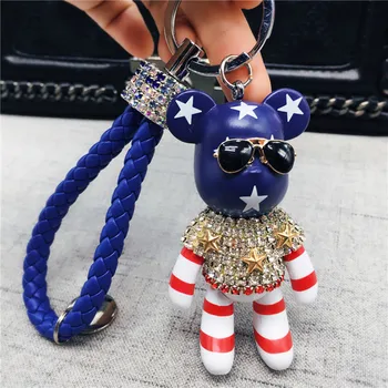 Cartoon Bomgom Popobe Handsome Bear Keychain Car Key Chain Ring Holder For Charm Rhinestone Cool Bear Bag Pendant Handbag
Cartoon Bomgom Popobe Handsome Bear Keychain Car Key Chain Ring Holder For Charm Rhinestone Cool Bear Bag Pendant Handbag