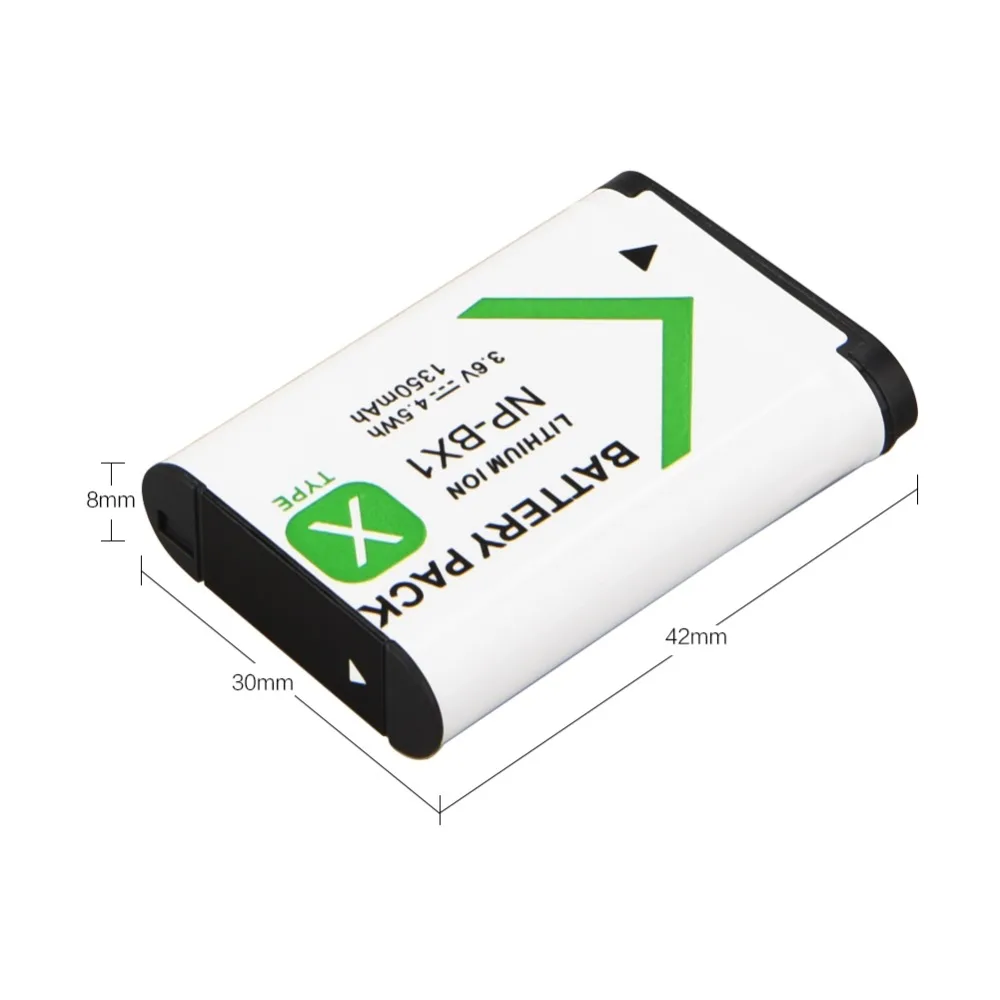 Аккумулятор NP BX1 1350 мАч 1 шт. для Sony DSC RX1 RX100 M3 M2 RX1R GWP88 PJ240E AS15 WX350 WX300 HX300 HX400|np bx1 battery|np