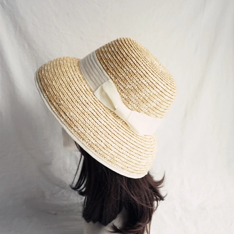 france classic street summer Hepburn grace bowknot lady handmade straw bucket cap women leisure fishermen hat
france classic street summer Hepburn grace bowknot lady handmade straw bucket cap women leisure fishermen hat