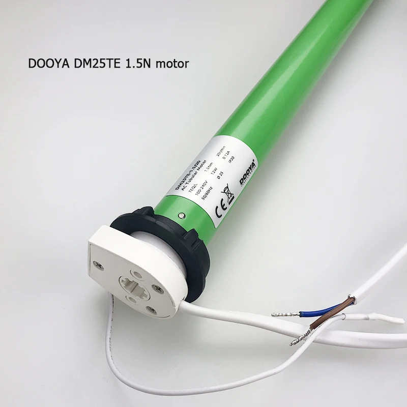 

Dooya tubular motor DM25TE 0.7n 1.5n work with wifi Alexa 433MHZ 100V-240V fit for 38mm tube electric motorized roller shutter