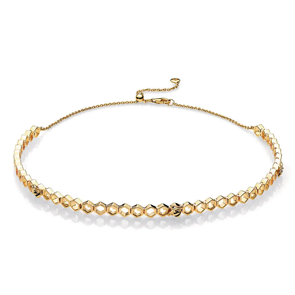 925 Sterling Silver Shine Limited Edition Honeybee Choker Necklace For Women Original Fits European Style Jewelry
925 Sterling Silver Shine Limited Edition Honeybee Choker Necklace For Women Original Fits European Style Jewelry