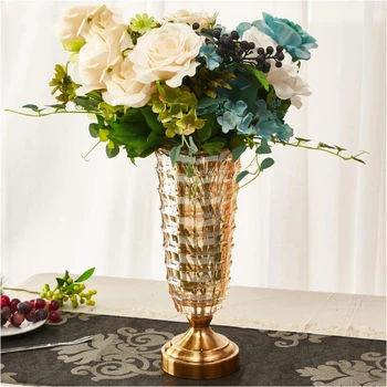American Country Crystal Glass Elegant Vase Figurine Dried Flower Art Modern Minimalist Office Home Furnishing Decoration Crafts
American Country Crystal Glass Elegant Vase Figurine Dried Flower Art Modern Minimalist Office Home Furnishing Decoration Crafts