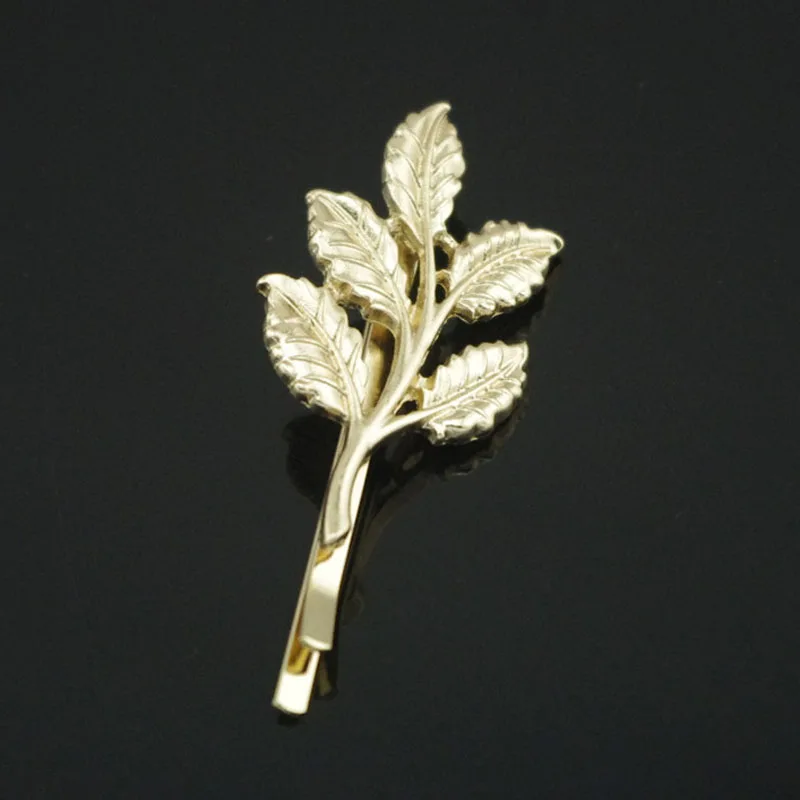 Wholesale 5Pcs Leaf Bobby Pin Fancy Metal Plant Hair Clip Barrette For Women Girls Hair Accessories
Wholesale 5Pcs Leaf Bobby Pin Fancy Metal Plant Hair Clip Barrette For Women Girls Hair Accessories