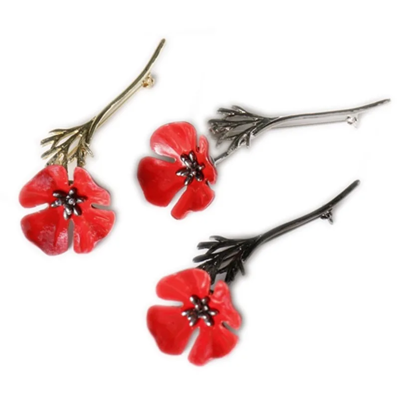 H:HYDE Fashion Red Poppy Flower Brooch Vintage Collar Pins for Men Jewelry Brooches Pins Boutonniere Men Suit Accessories
H:HYDE Fashion Red Poppy Flower Brooch Vintage Collar Pins for Men Jewelry Brooches Pins Boutonniere Men Suit Accessories