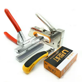 For oil painting frame work Staple Guns & Staples & Staple remover & Stretching plier one set
For oil painting frame work Staple Guns & Staples & Staple remover & Stretching plier one set