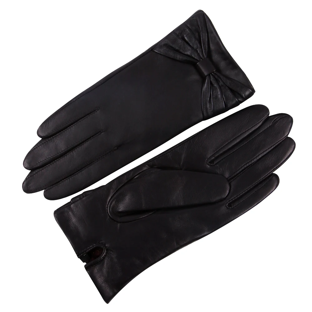 Genuien Leather Gloves Female Thicken Plush Lined Keep Warm Winter Touchscreen Driving Black Sheepskin Woman Gloves L17014-9
Genuien Leather Gloves Female Thicken Plush Lined Keep Warm Winter Touchscreen Driving Black Sheepskin Woman Gloves L17014-9
