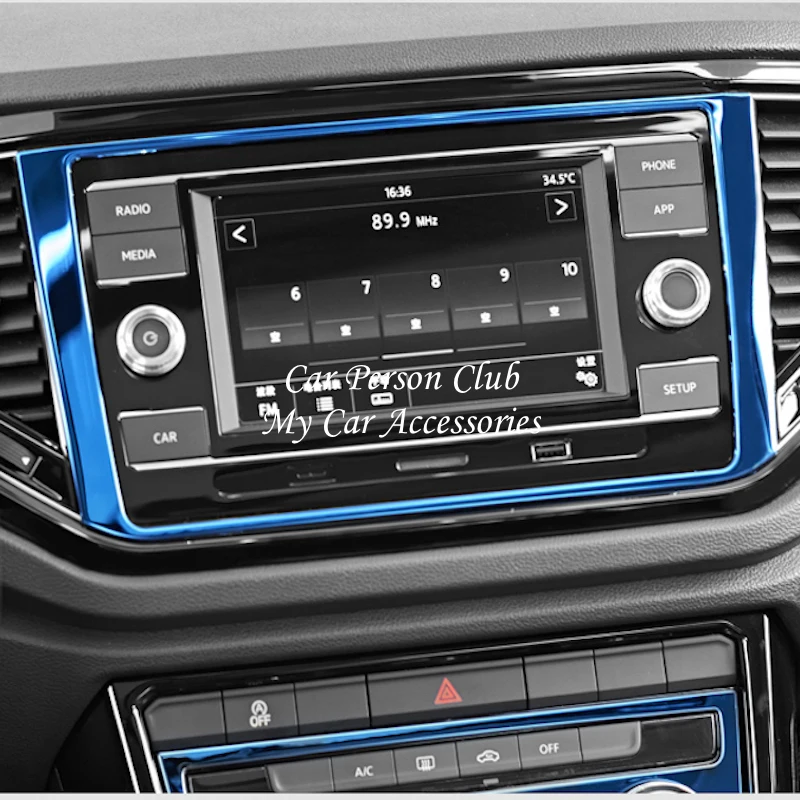 For VW T-Roc 2017 2018 Interior Central Touch Screen display Navigation Panel Cover Trims Stainless Steel Car-Styling Accessorie
For VW T-Roc 2017 2018 Interior Central Touch Screen display Navigation Panel Cover Trims Stainless Steel Car-Styling Accessorie