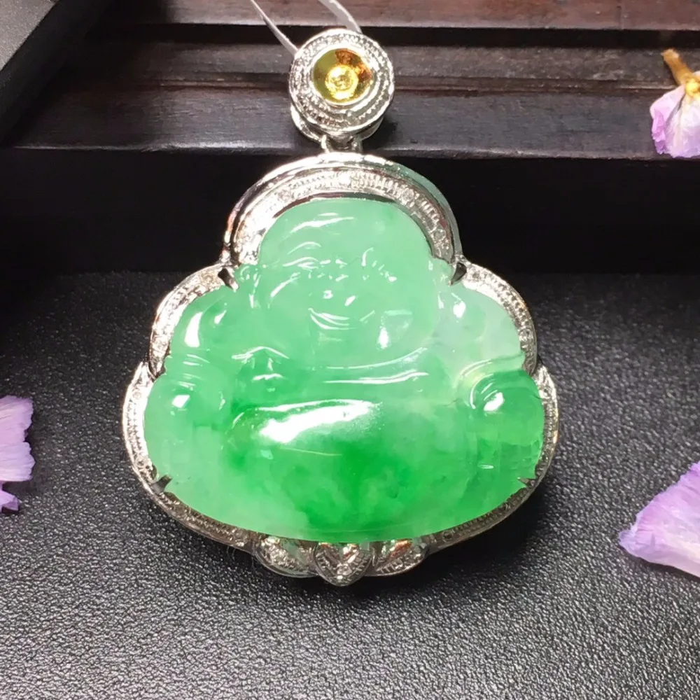 429 Fine Jewelry Real Pure 18 K White Gold Jewelry Natural Burmes Jade Gemstones Jadite Pendant Necklace Pendants Necklaces
429 Fine Jewelry Real Pure 18 K White Gold Jewelry Natural Burmes Jade Gemstones Jadite Pendant Necklace Pendants Necklaces