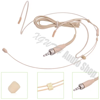 Skin 3.5mm Jack Stereo Screw Lock Double Earhook Mic Headworn Headset Microphone For Sennheiser G1 G2 G3 G4 Wireless Beltpack
Skin 3.5mm Jack Stereo Screw Lock Double Earhook Mic Headworn Headset Microphone For Sennheiser G1 G2 G3 G4 Wireless Beltpack